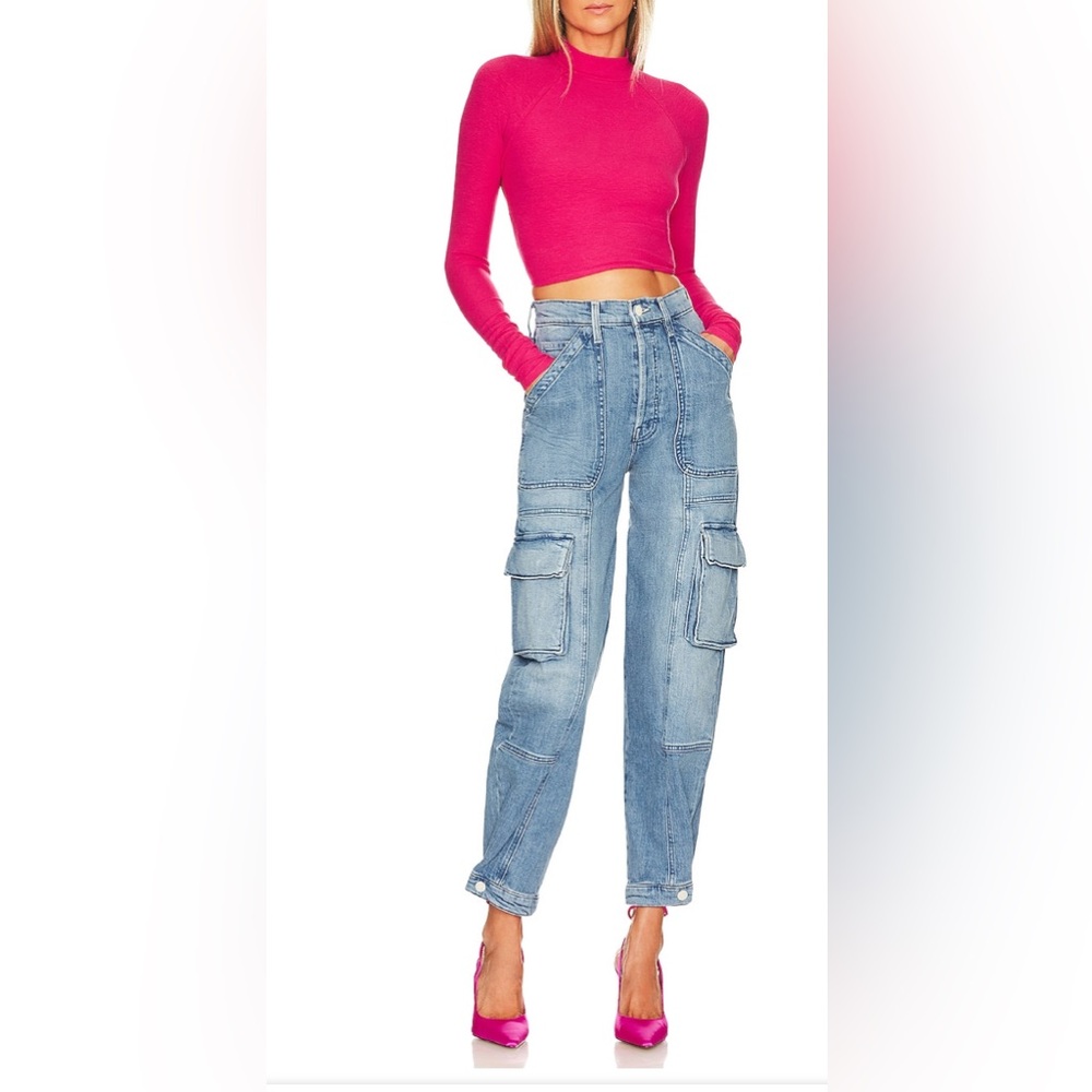 NWOT | LOVERS + FRIENDS BANKS TOP in Rasberry Red